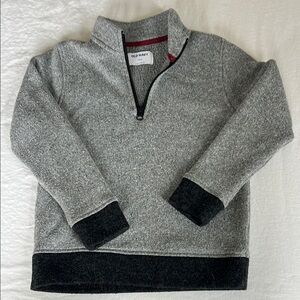 Old Navy Gray Quarter-Zip Sweater